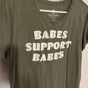 Positive Tee Olive Green Women's Short Sleeve Tee